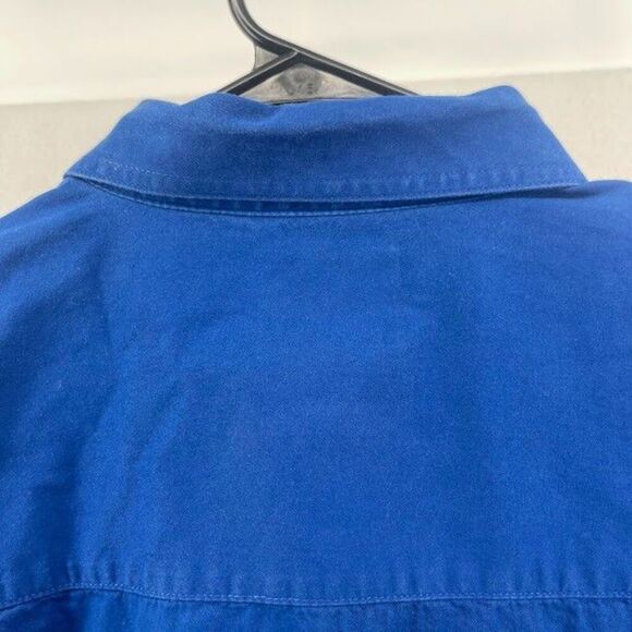 Wrangler National Patriot Blue Long Sleeve Casual Button Down Shirt Men's XL - Picture 5 of 9